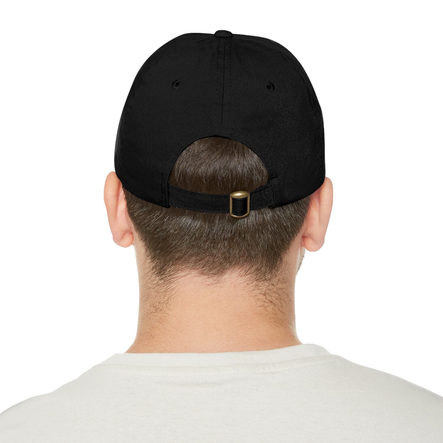 The RoadMap - Dad Hat with Leather Patch (MAKING DREAMS COME TRUE) Rectangle w/Black Design