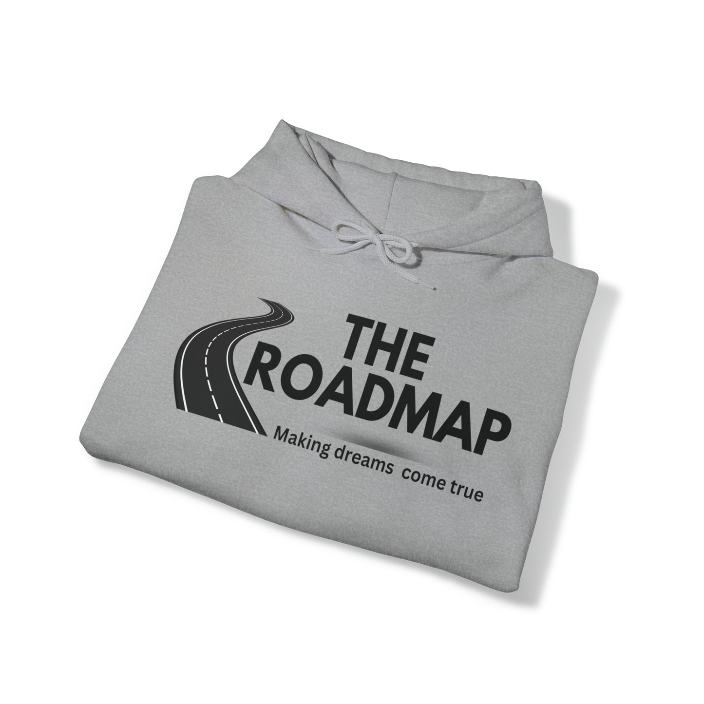 The RoadMap - Unisex Heavy Blend™ Hooded Sweatshirt (MAKING DREAMS COME TRUE) Black Design