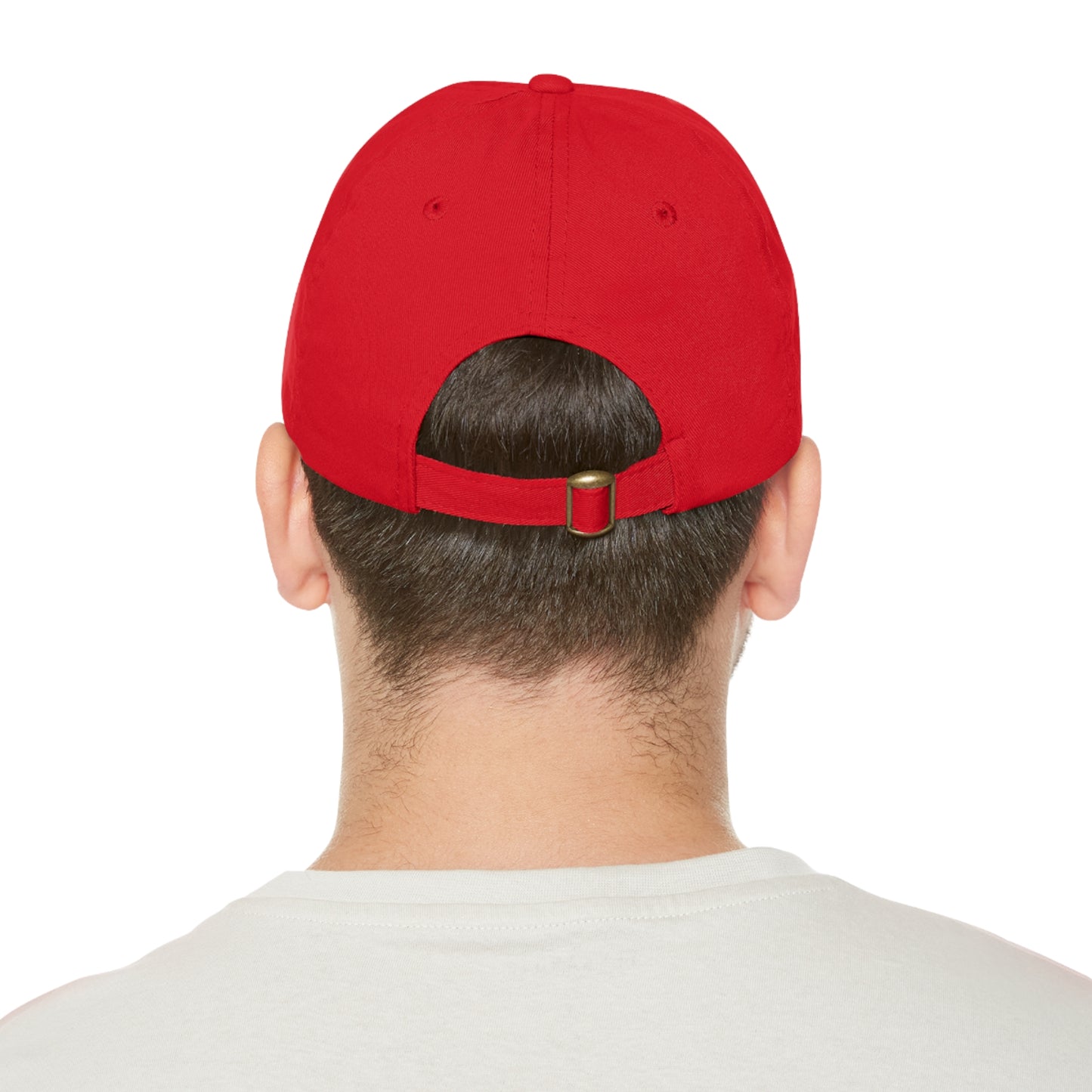 Dadpreneur - Dad Hat with Leather Patch (DADPRENEUR COACH LOGO) Round