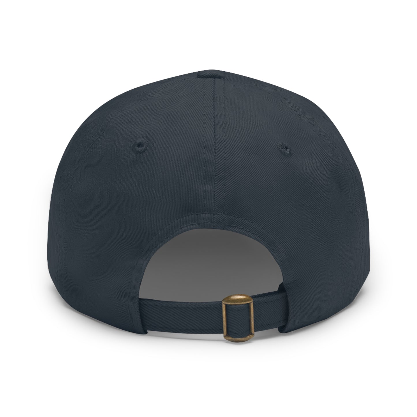 The RoadMap - Dad Hat with Leather Patch (MAKING DREAMS COME TRUE) Rectangle w/White Design