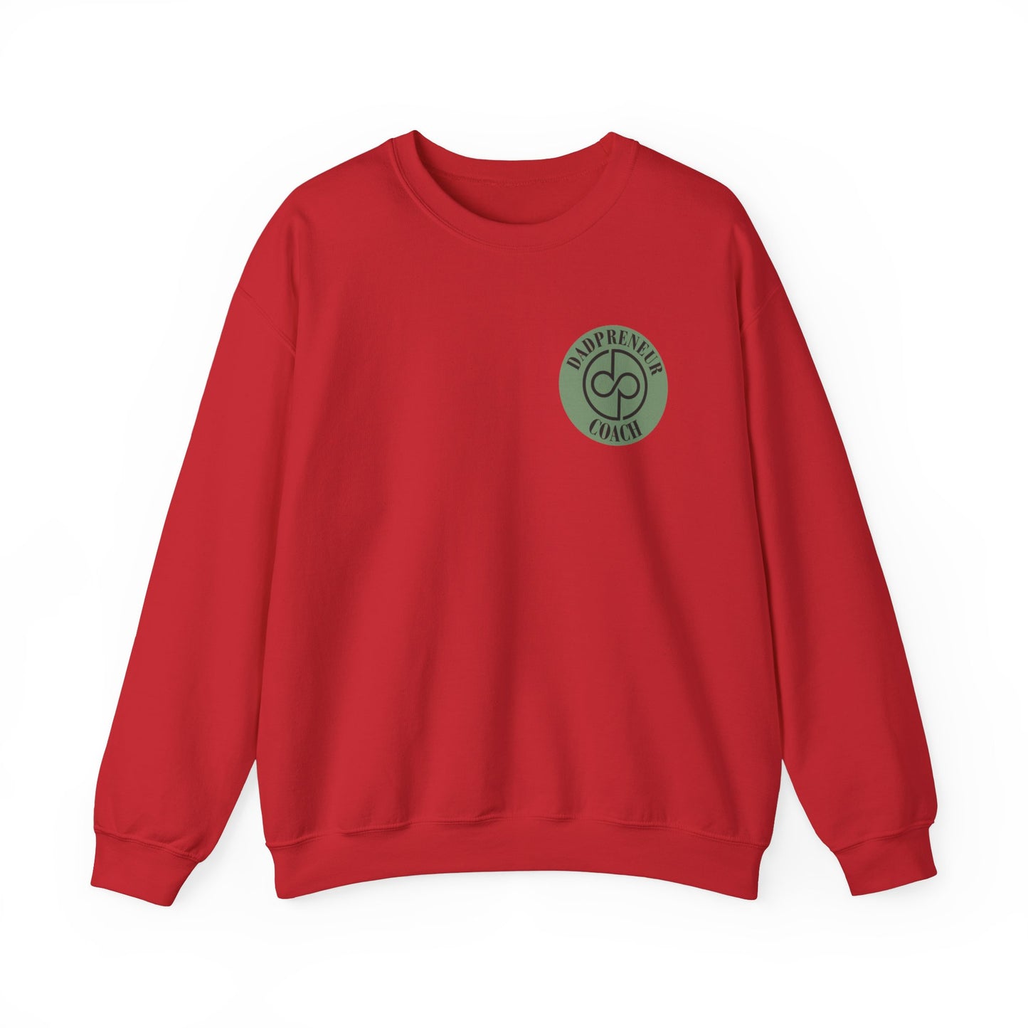 Dadpreneur - Unisex Heavy Blend™ Crewneck Sweatshirt (DADPRENEUR COACH LOGO)