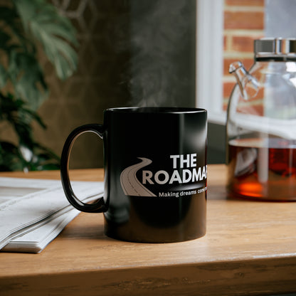 The RoadMap - 11oz Black Mug (MAKING DREAMS COME TRUE) Black w/White Design