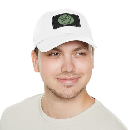 Dadpreneur - Dad Hat with Leather Patch (DADPRENEUR COACH LOGO) Rectangle