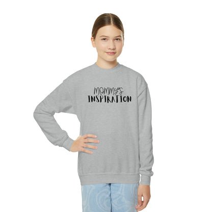 Dadpreneur/RoadMap - Youth Crewneck Sweatshirt (MOMMY'S INSPIRATION)