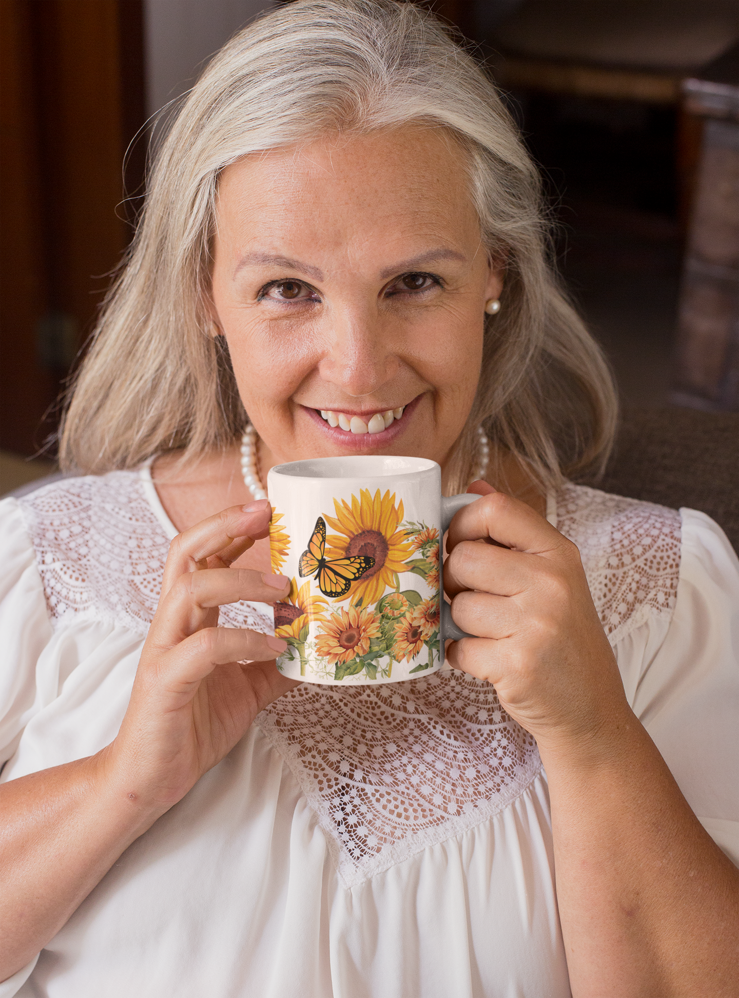 Sunflower Coffee Mug Sunflowers Cup Gift for Mom