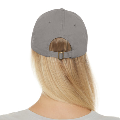 Dadpreneur - Dad Hat with Leather Patch (DADPRENEUR COACH LOGO) Rectangle