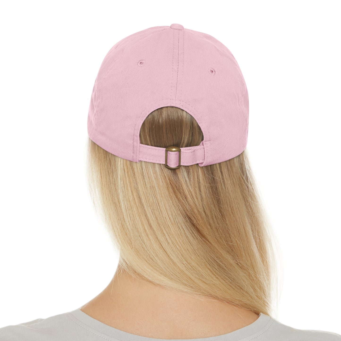 Dadpreneur - Dad Hat with Leather Patch (DADPRENEUR COACH LOGO) Round