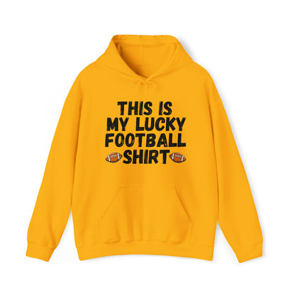 My Lucky Football Shirt Football Game Day Hoodie For Football Fan Outfit