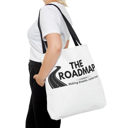 The RoadMap - Tote Bag (AOP) (MAKING DREAMS COME TRUE) Black Design