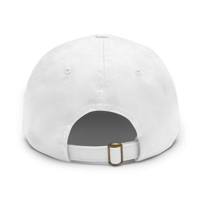 The RoadMap - Dad Hat with Leather Patch (MAKING DREAMS COME TRUE) Rectangle w/Black Design