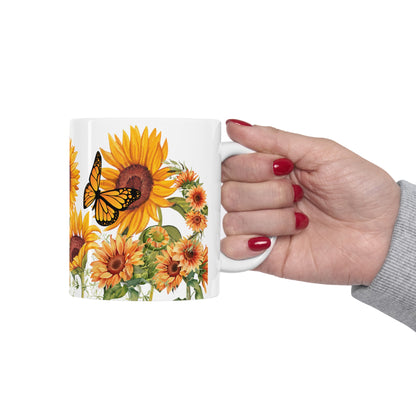 Sunflower Coffee Mug Sunflowers Cup Gift for Mom