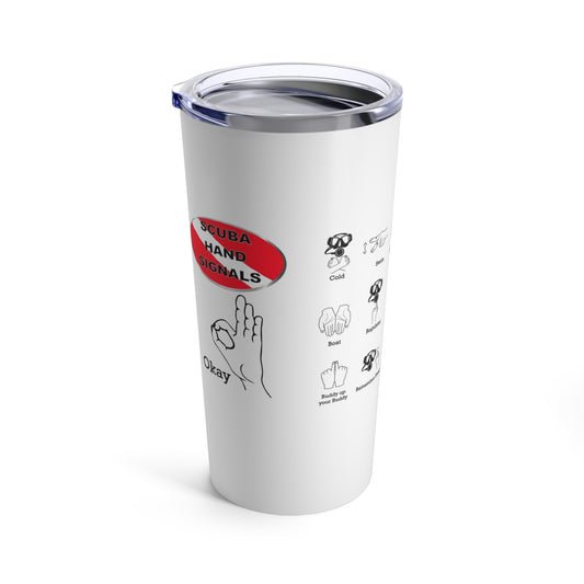 Scuba Hand Signals Tumbler Mug