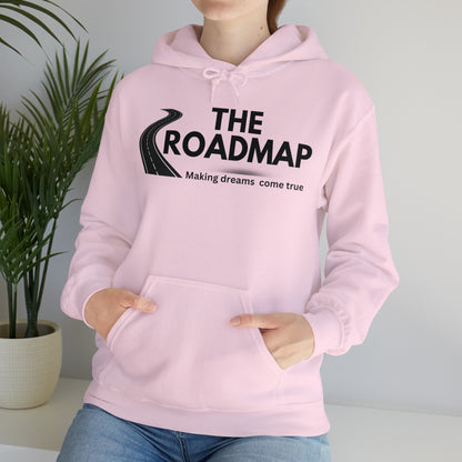 The RoadMap - Unisex Heavy Blend™ Hooded Sweatshirt (MAKING DREAMS COME TRUE) Black Design