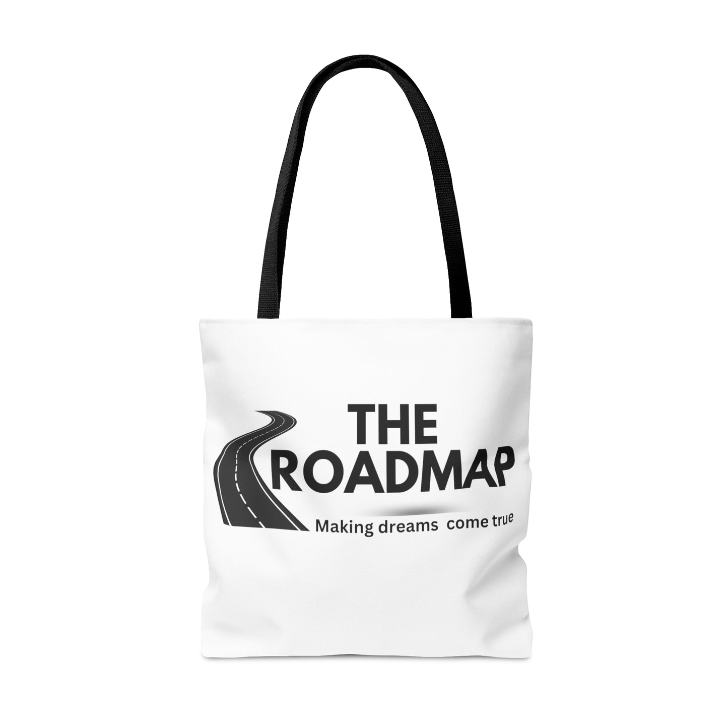 The RoadMap - Tote Bag (AOP) (MAKING DREAMS COME TRUE) Black Design