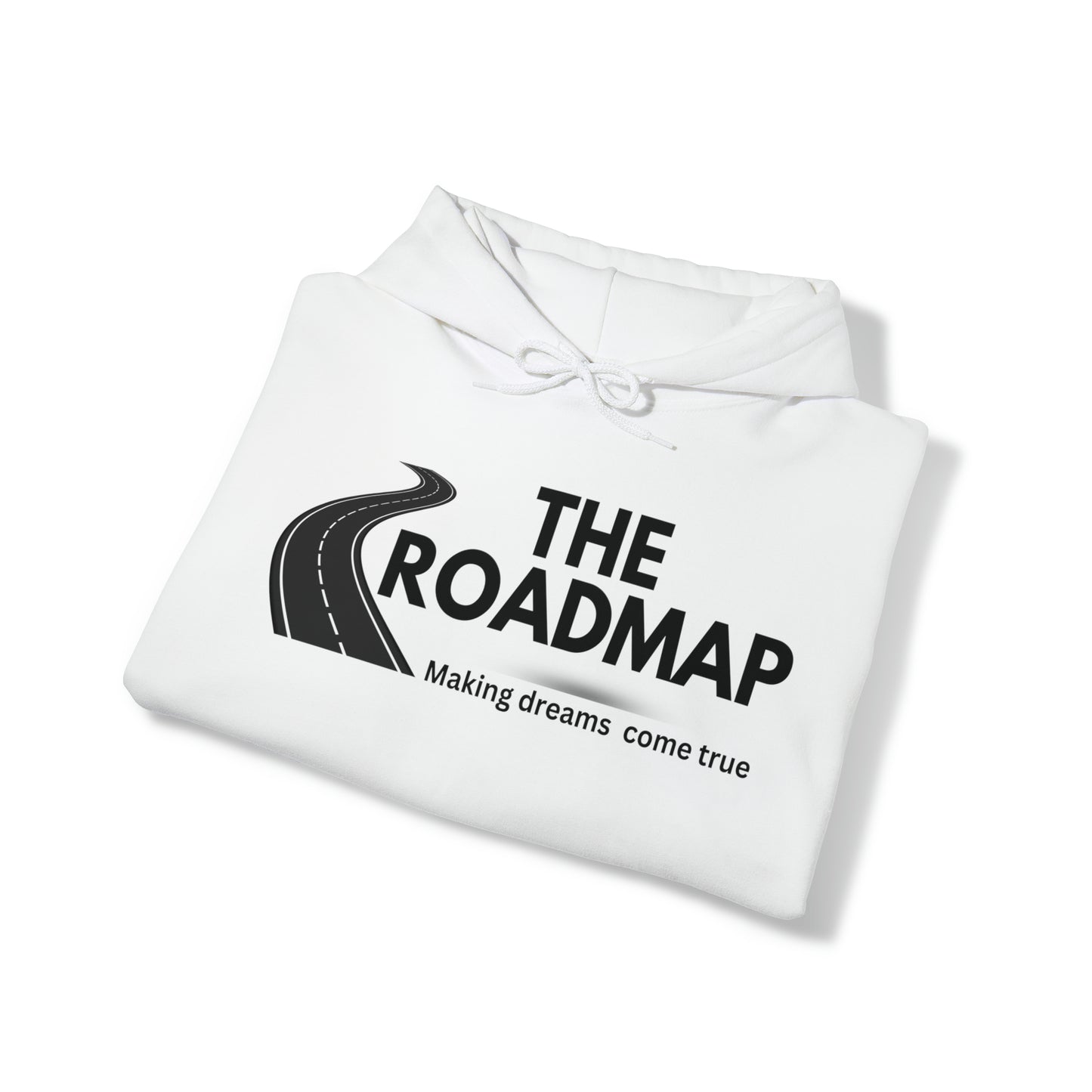 The RoadMap - Unisex Heavy Blend™ Hooded Sweatshirt (MAKING DREAMS COME TRUE) Black Design