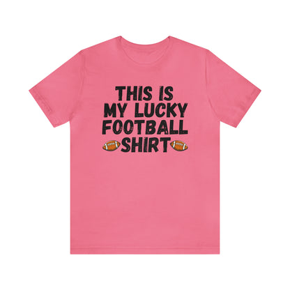 My Lucky Football Shirt Game Day T-Shirt Football Fan Tee