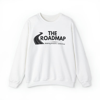 The RoadMap - Unisex Heavy Blend™ Crewneck Sweatshirt (MAKING DREAMS COME TRUE) Black Design