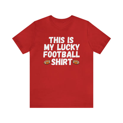 My Lucky Football Shirt Game Day T-Shirt Football Fan Tee