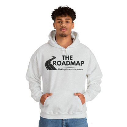 The RoadMap - Unisex Heavy Blend™ Hooded Sweatshirt (MAKING DREAMS COME TRUE) Black Design