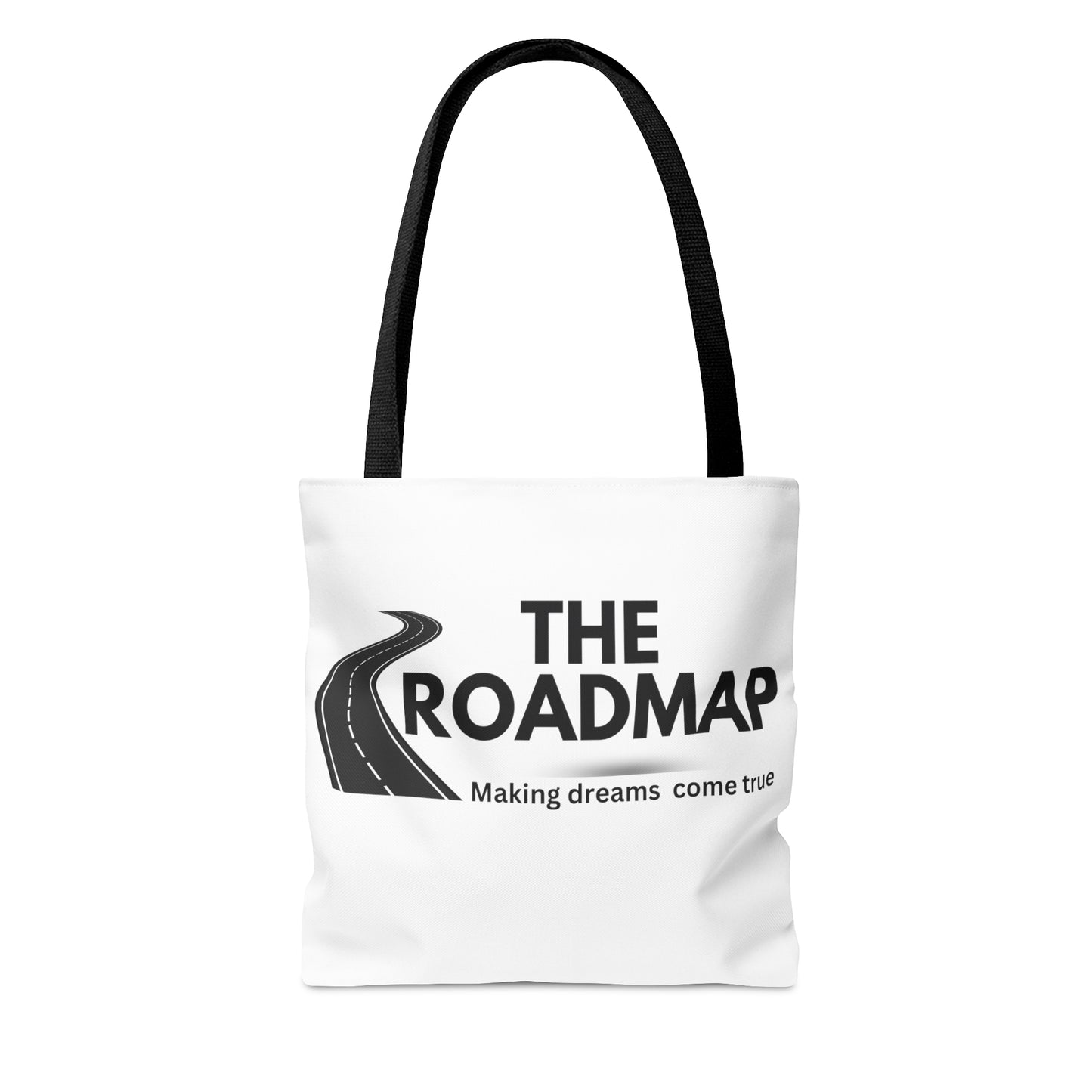 The RoadMap - Tote Bag (AOP) (MAKING DREAMS COME TRUE) Black Design