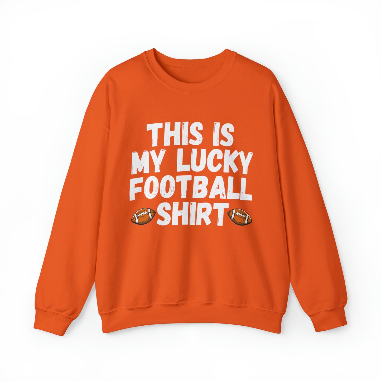 My Lucky Football Shirt Football Game Day Sweatshirt For Football Fan Outfit