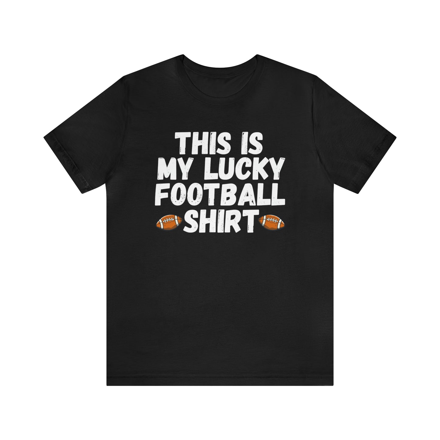 My Lucky Football Shirt Game Day T-Shirt Football Fan Tee