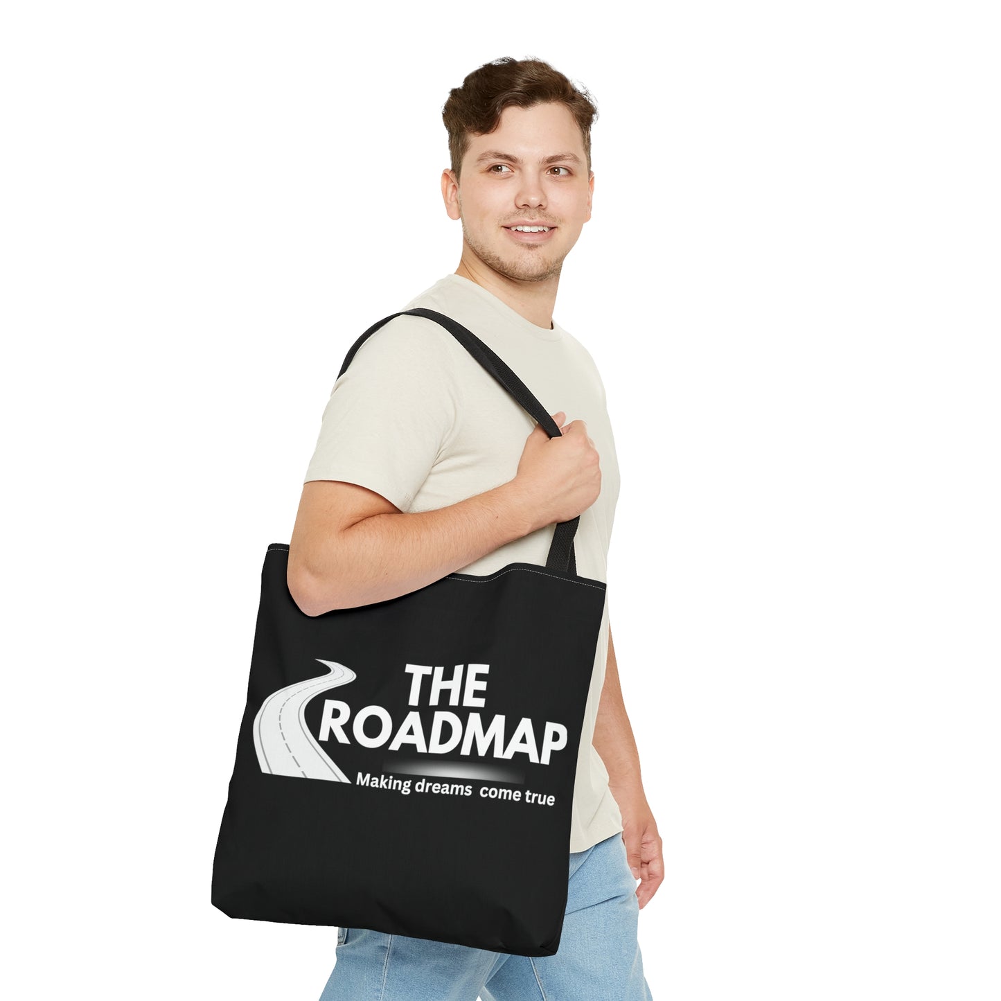 The RoadMap - Tote Bag (AOP) (MAKING DREAMS COME TRUE) White Design