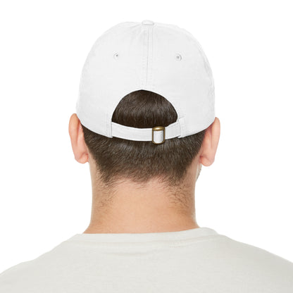 The RoadMap - Dad Hat with Leather Patch (MAKING DREAMS COME TRUE) Rectangle w/Black Design