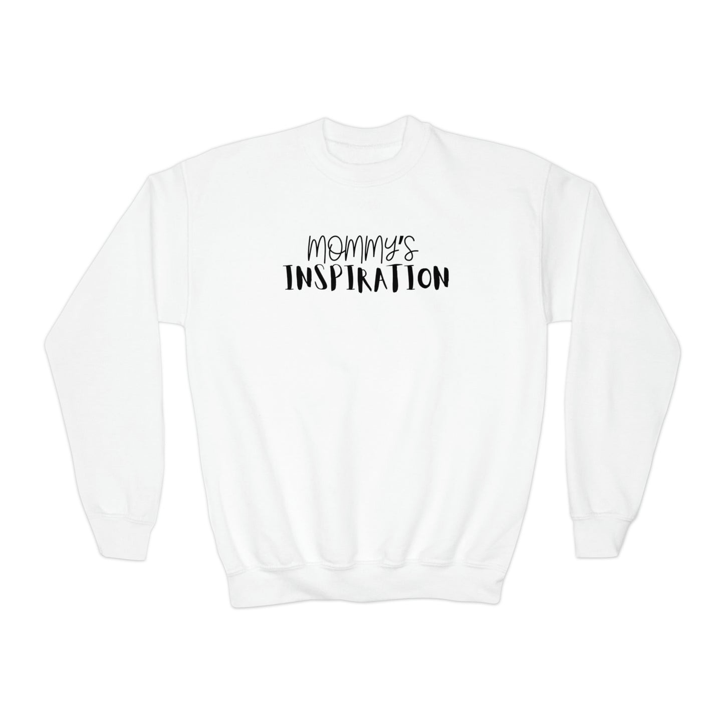 Dadpreneur/RoadMap - Youth Crewneck Sweatshirt (MOMMY'S INSPIRATION)