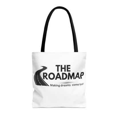 The RoadMap - Tote Bag (AOP) (MAKING DREAMS COME TRUE) Black Design