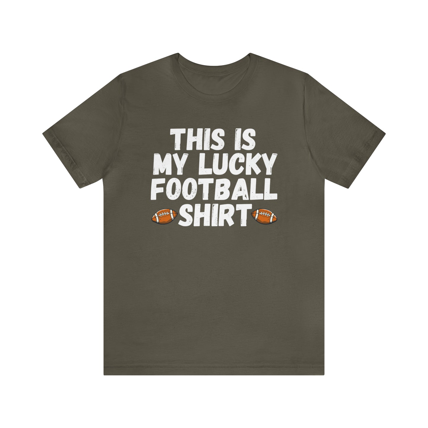 My Lucky Football Shirt Game Day T-Shirt Football Fan Tee