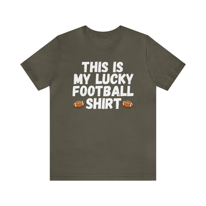 My Lucky Football Shirt Game Day T-Shirt Football Fan Tee