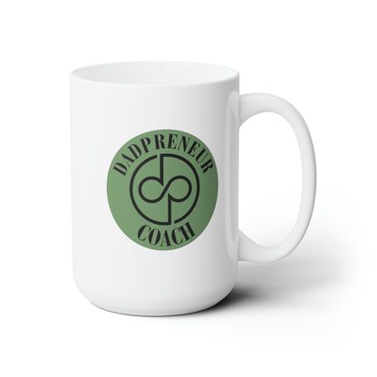 Dadpreneur/RoadMap - Ceramic Mug 15oz (DADPRENEUR COACH LOGO/THE ROADMAP LOGO)