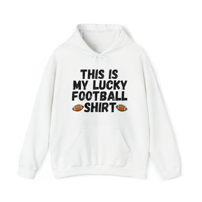 My Lucky Football Shirt Football Game Day Hoodie For Football Fan Outfit