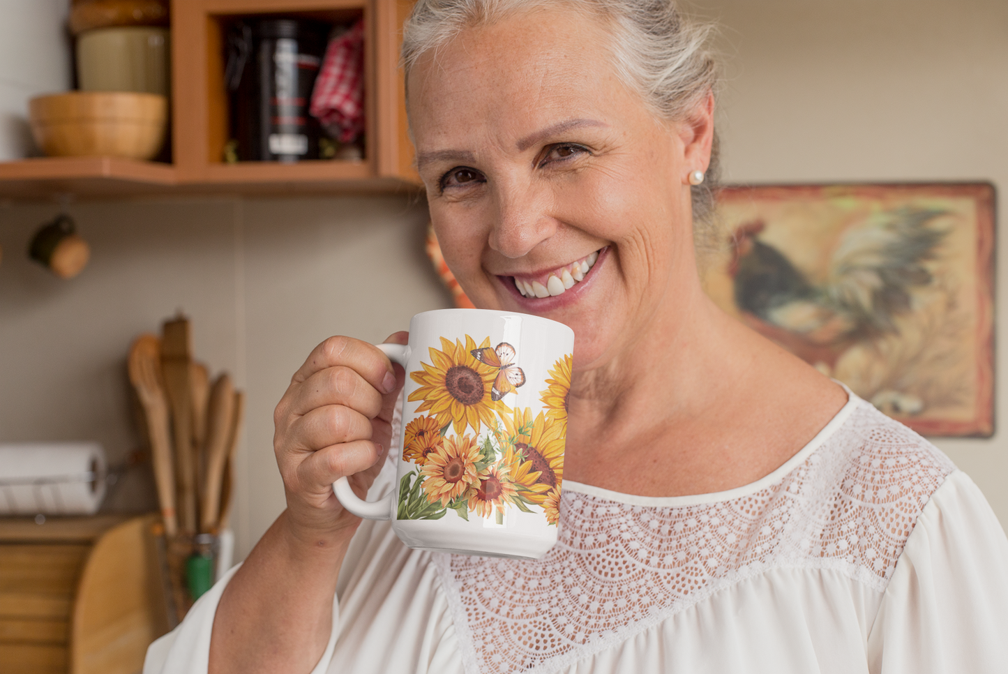 Sunflower Coffee Mug Sunflowers Cup Gift for Mom