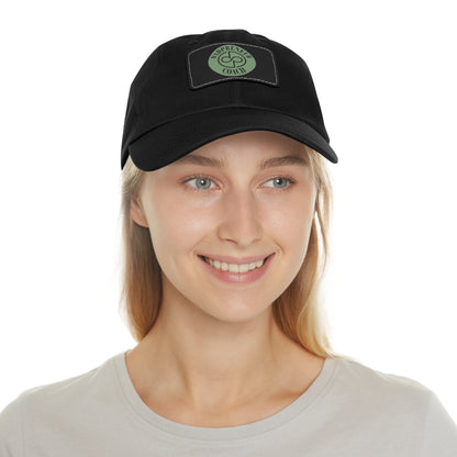 Dadpreneur - Dad Hat with Leather Patch (DADPRENEUR COACH LOGO) Rectangle