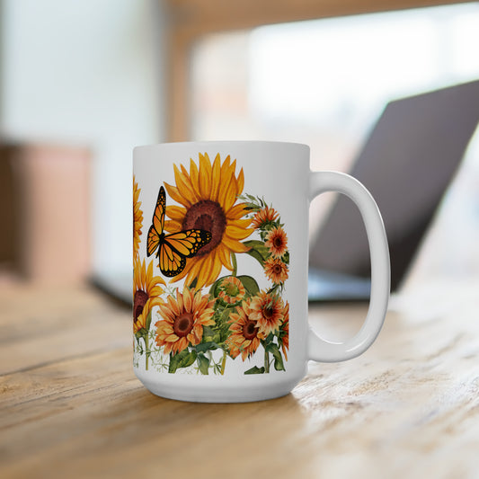 Sunflower Coffee Mug Sunflowers Cup Gift for Mom