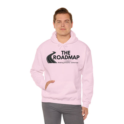 The RoadMap - Unisex Heavy Blend™ Hooded Sweatshirt (MAKING DREAMS COME TRUE) Black Design