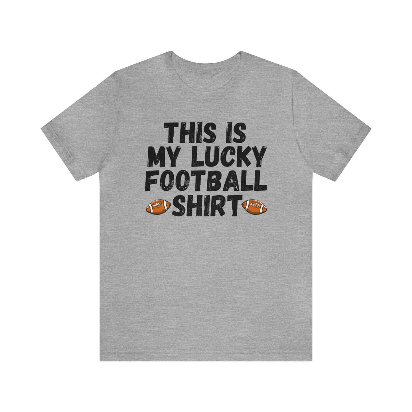 My Lucky Football Shirt Game Day T-Shirt Football Fan Tee