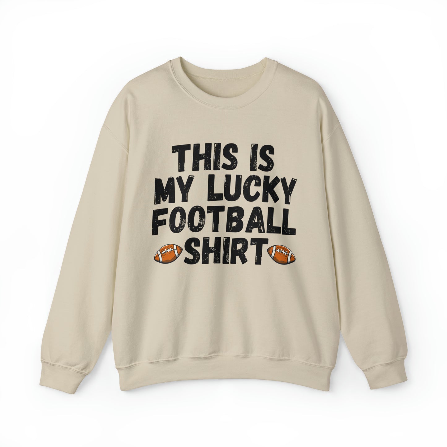 My Lucky Football Shirt Football Game Day Sweatshirt For Football Fan Outfit