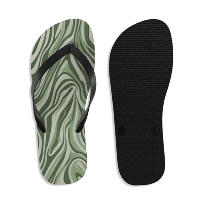 Unisex Flipflops Camo Swirl