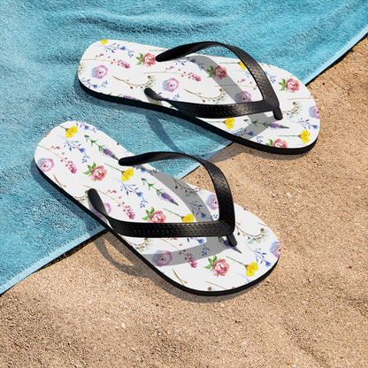 Unisex Flower Flip Flops