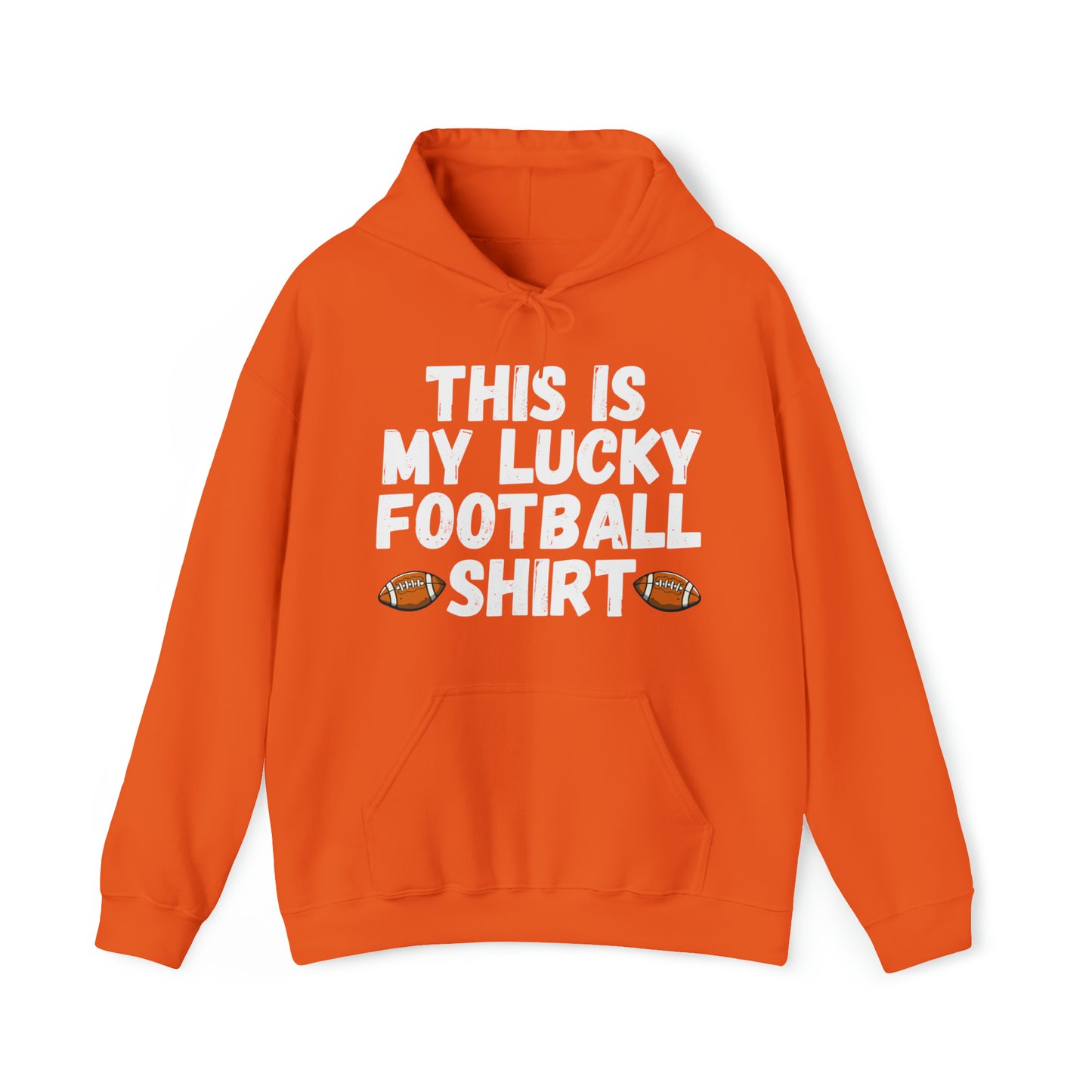 My Lucky Football Shirt Football Game Day Hoodie For Football Fan Outfit