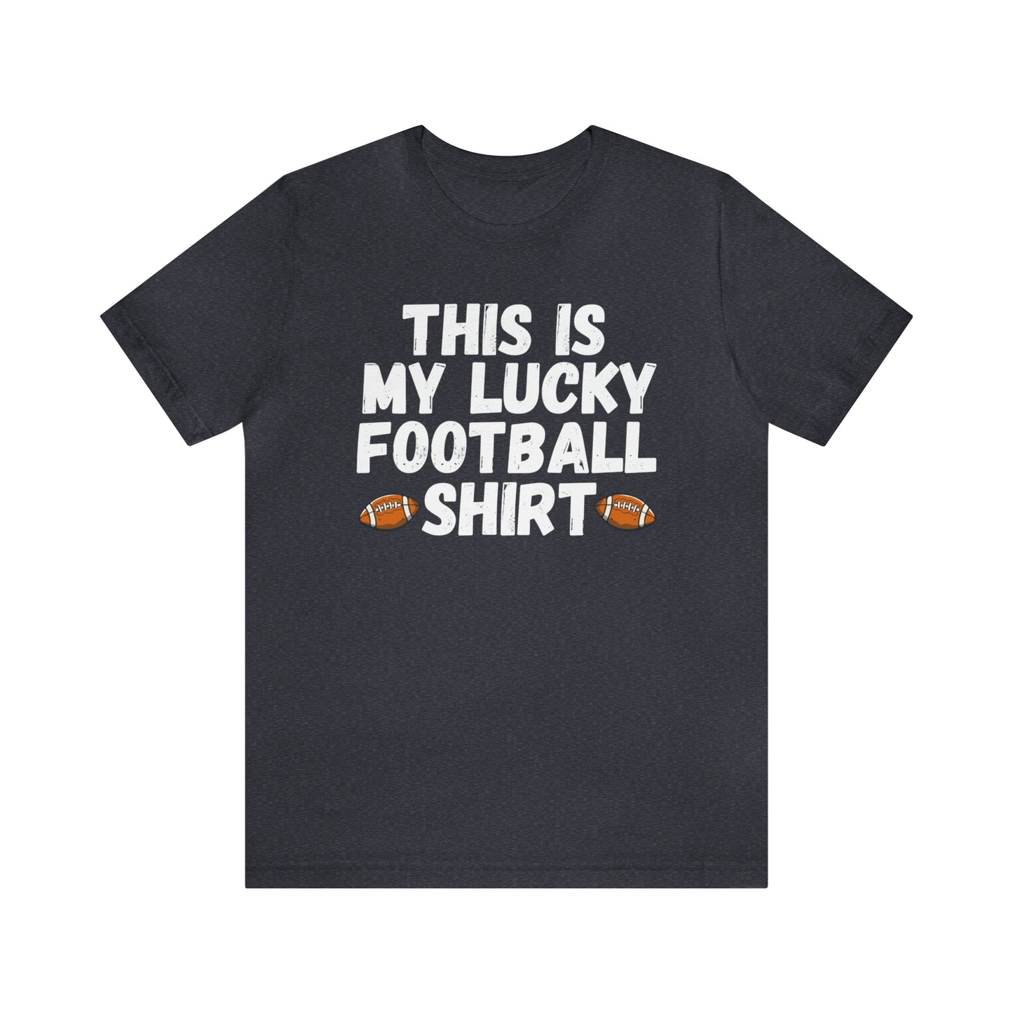 My Lucky Football Shirt Game Day T-Shirt Football Fan Tee