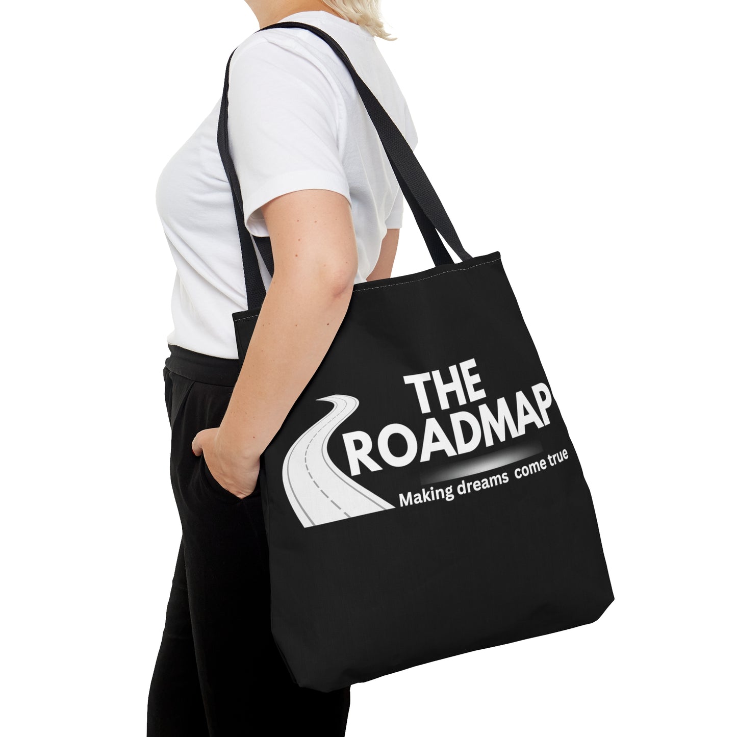 The RoadMap - Tote Bag (AOP) (MAKING DREAMS COME TRUE) White Design