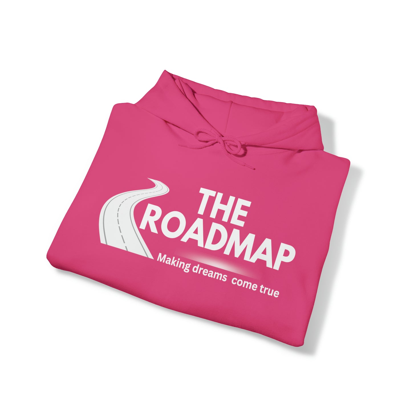 The RoadMap - Unisex Heavy Blend™ Hooded Sweatshirt (MAKING DREAMS COME TRUE) White Design