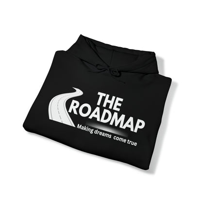 The RoadMap - Unisex Heavy Blend™ Hooded Sweatshirt (MAKING DREAMS COME TRUE) White Design