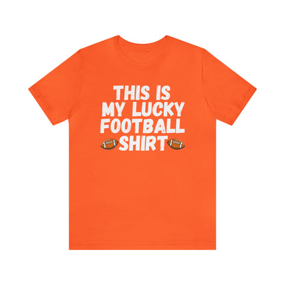 My Lucky Football Shirt Game Day T-Shirt Football Fan Tee