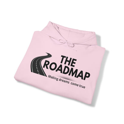 The RoadMap - Unisex Heavy Blend™ Hooded Sweatshirt (MAKING DREAMS COME TRUE) Black Design