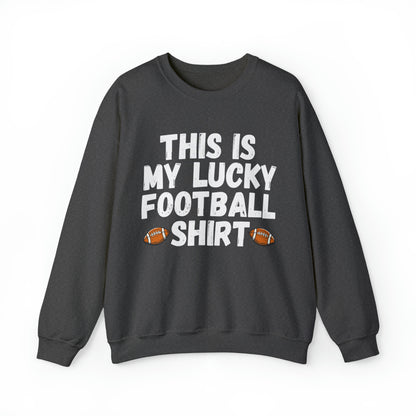 My Lucky Football Shirt Football Game Day Sweatshirt For Football Fan Outfit